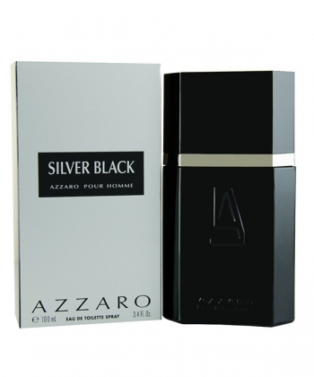 ادو تویلت مردانه آزارو مدل Silver Black