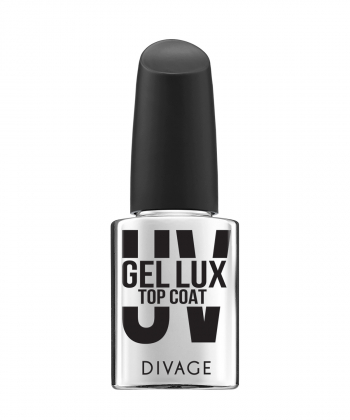 تاپ کت لاک ناخن دیواژ Divage مدل UV GEL LUX حجم 10 میلی لیتر