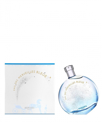 ادوتویلت زنانه هرمس Hermes مدل Eau des Merveilles Bleue حجم 100 میلی لیتر