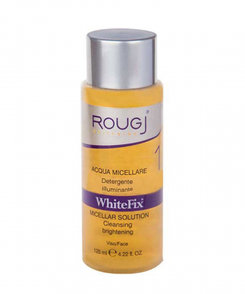 لوسیون پاک کننده و روشن کننده پوست روژی Rougj مدل White Fix حجم 125 میلی لیتر