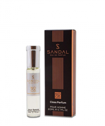 عطر جیبی مردانه صندل Sandal شماره 05 حجم 20 میلی لیتر