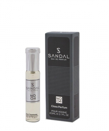 عطر جیبی مردانه صندل Sandal شماره 04 حجم 20 میلی لیتر