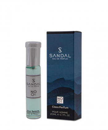 عطر جیبی مردانه صندل Sandal شماره 01 حجم 20 میلی لیتر