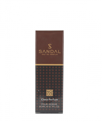 ادوپرفیوم جیبی مردانه صندل Sandal شماره 03 حجم 20 میلی لیتر