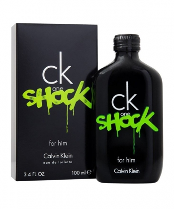 ادوتویلت مردانه کلوین کلاین مدل CK One Shock For Him حجم 100 میلی لیتر