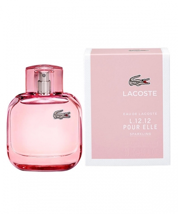 ادو تویلت زنانه لاگوست مدل  Eau de Lacoste L.12.12 Pour Elle Sparkling حجم 90 میلی لیتر