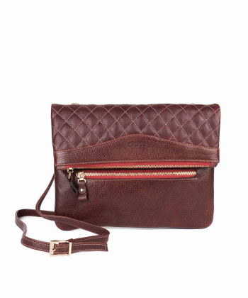 کیف دوشی زنانه چرم کروکو Croco Leather مدل جوزپینا