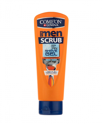 ژل اصلاح ریش مردانه کامان Comeon مدل Scrub حجم 200 میلی لیتر