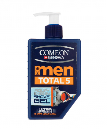 ژل اصلاح ریش مردانه کامان Comeon مدل Total5 حجم 260 میلی لیتر