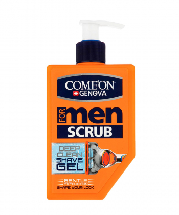 ژل اصلاح ریش مردانه کامان Comeon مدل Scrub حجم 260 میلی لیتر