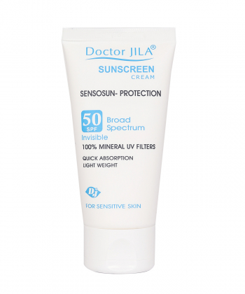 کرم ضد آفتاب SPF 50 دکتر ژیلا Dr Jila مدل Sensosun Protection وزن 50 گرم