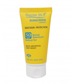 کرم ضد آفتاب SPF 50 دکتر ژیلا Dr Jila مدل Quicksun Protection وزن 50 گرم