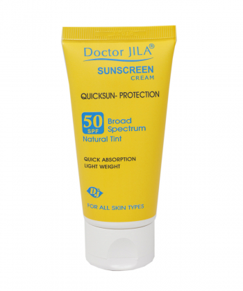 کرم ضد آفتاب SPF 50 دکتر ژیلا Dr Jila مدل Quicksun Protection وزن 50 گرم