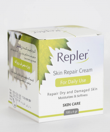 کرم ترمیم کننده پوست های خشک و آسیب دیده رپلر Repler وزن 100 گرم