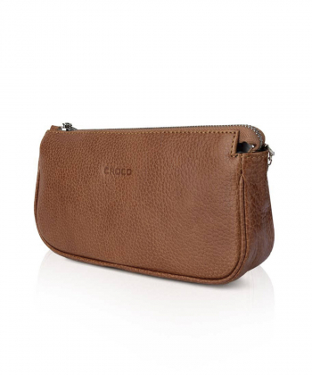 کیف دوشی زنانه چرم طبیعی چرم کروکو Croco Leather مدل طوفان