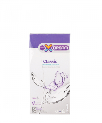 کاندوم کلاسیک ایکس دریم XDream مدل Classic بسته 12 عددی