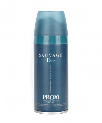 اسپری دئودورانت مردانه پروکسی Proxi مدل Sauvage Dior حجم 150 میلی لیتر