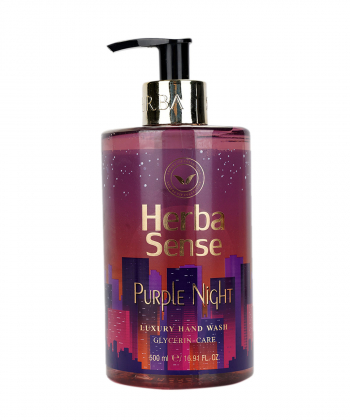 مایع دستشویی آبرسان هرباسنس Herba Sense مدل Purple Night حجم 500 میلی لیتر