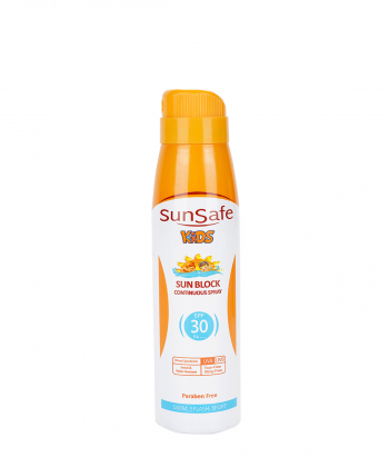 اسپری ضد آفتاب کودکان SPF30 سان سیف SunSafe حجم 150 میلی لیتر