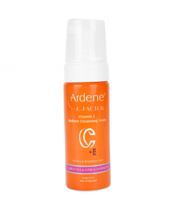 فوم شوینده و شفاف کننده پوست صورت آردن Ardene حاوی ویتامین C وزن 150 گرم