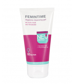 ژل بهداشتی بانوان نئودرم Neuderm مدل Femintime حجم 150 میلی لیتر