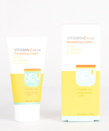 کرم روشن کننده پوست نئودرم Neuderm مدل Vitamin C Plus حجم 50 میلی لیتر