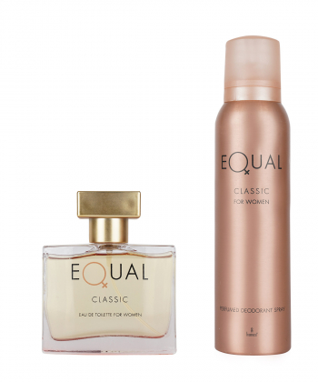 ست عطر و اسپری زنانه ایکوال Equal مدل Classic حجم 75 میلی لیتر