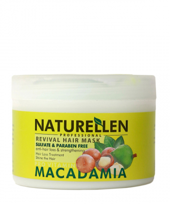 ماسک مو مناسب موهای کراتین شده نچرالن Naturellen مدل Macadamia