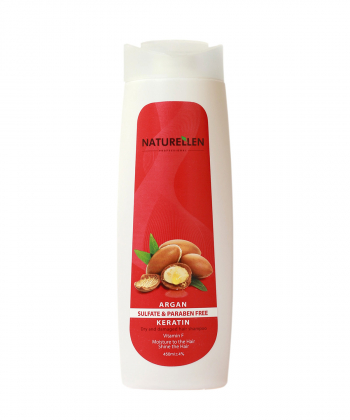 شامپو بدون سولفات نچرالن Naturellen مدل Argan and Keratin