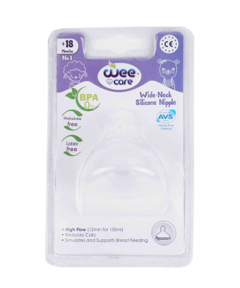 سر شیشه دهانه عریض وی کر Wee Care کد N507