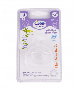 سر شیشه دهانه عریض وی کر Wee Care کد N516