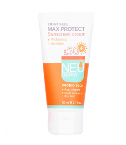 کرم ضد آفتاب SPF50 نئودرم Neuderm مدل Max Protect حجم 50 میلی لیتر