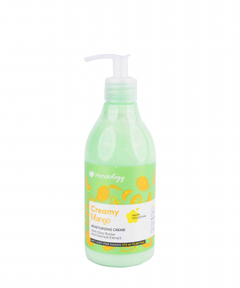 کرم مرطوب کننده دست، صورت و بدن هندولوژی Handology مدل Creamy Mango حجم 375 میلی لیتر