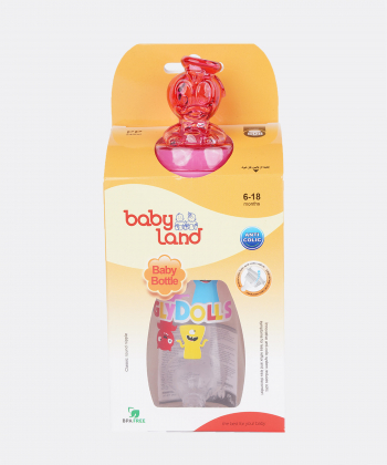 شیشه شیر عروسکی بی بی لند Baby Land کد 1-0554 حجم 240 میلی لیتر