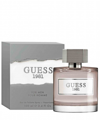 ادوتویلت مردانه گس Guess مدل Guess 1981 for Men حجم 100 میلی لیتر