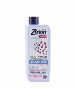 دهانشویه مناسب لثه های حساس زنون Zenon مدل Pro-Relief حجم 400 میلی لیتر