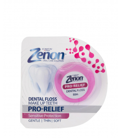 نخ دندان مناسب لثه های حساس زنون Zenon مدل Pro-Relief طول 50 متر