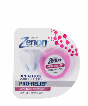 نخ دندان مناسب لثه های حساس زنون Zenon مدل Pro-Relief طول 50 متر