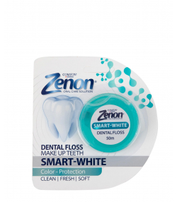 نخ دندان سفیدکننده زنون Zenon مدل Smart White طول 50 متر