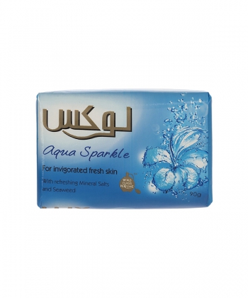 صابون لوکس Lux مدل Aqua Sparkle وزن 90 گرم