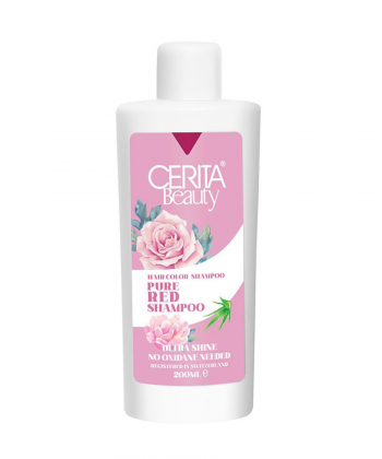 شامپو رنگساژ قرمز سریتا بیوتی Cerita Beauty حجم 200 میلی لیتر