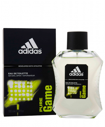 ادوتویلت مردانه آدیداس Adidas مدل Pure Game حجم 100 میلی لیتر