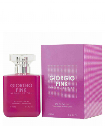 ادوپرفیوم زنانه جورجیو گروپ Giorgio Group مدل Giorgio Pink Special Edition حجم 100 میلی لیتر