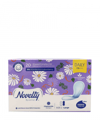 پد بهداشتی روزانه ناولتی Novelty سایز بزرگ بسته 20 عددی