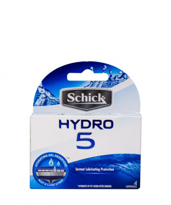 سری یدک خودتراش مردانه شیک Schick مدل Hydro 5 بسته 4 عددی