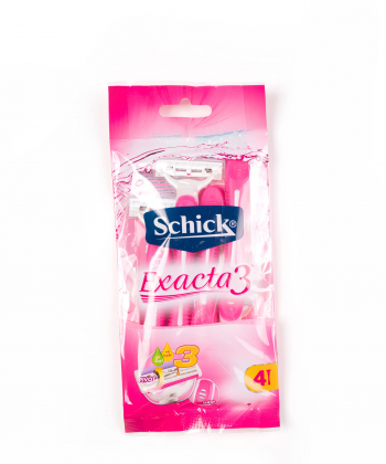 خودتراش شیک Schick مدل Exacta 3 بسته 4 عددی