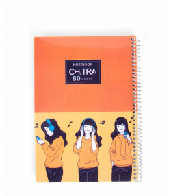 دفتر 80 برگ چیترا Chitra کد 40014