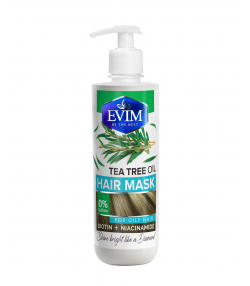 ماسک موی مناسب موهای چرب ایویم Evim مدل Tea Tree Oil حجم 400 میلی لیتر