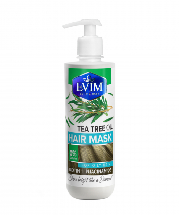 ماسک موی مناسب موهای چرب ایویم Evim مدل Tea Tree Oil حجم 400 میلی لیتر