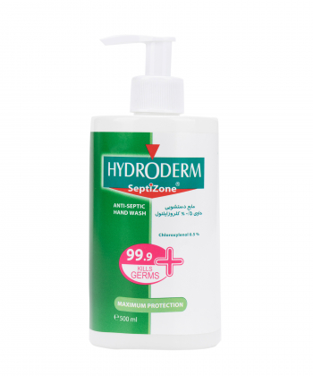 مایع دستشویی آنتی سپتیک هیدرودرم Hydroderm مدل SeptiZone حجم 500 میلی لیتر